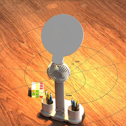 LED Tafellamp met Klok en USB, Dimbaar en Opvouwbaar