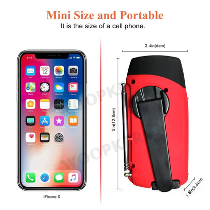 SurvivalRadio 3-in-1: Licht, Power & Opladen