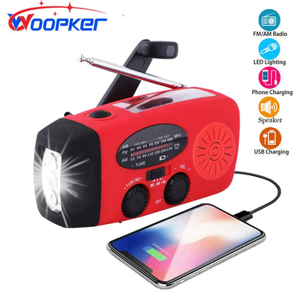 SurvivalRadio 3-in-1: Licht, Power & Opladen