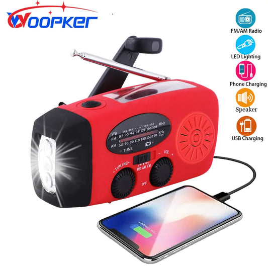 SurvivalRadio 3-in-1: Licht, Power & Opladen